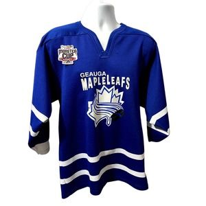 Geauga Youth Hockey Association Maple Leafs Canada Jersey size Small